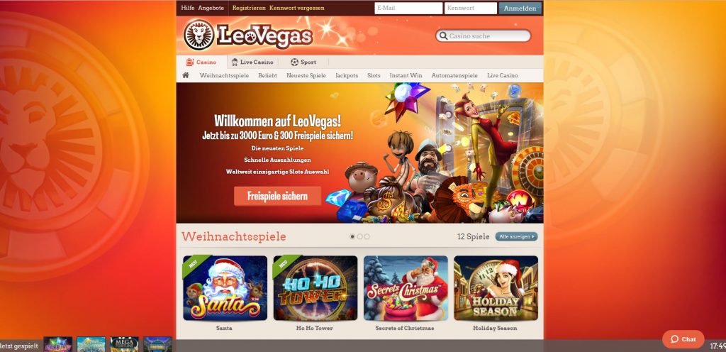 LeoVegas casino DE